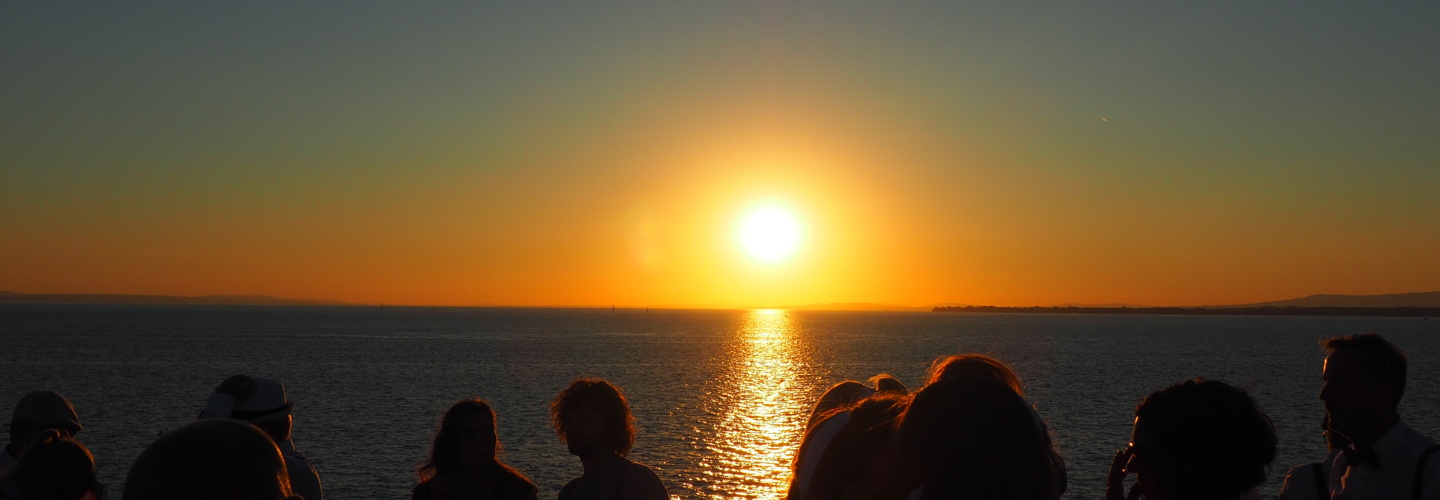 Sonnenuntergang - Ausblick vom MS Sonnenköigin