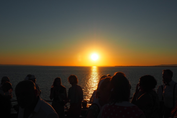 Sonnenuntergang - Ausblick vom MS Sonnenköigin