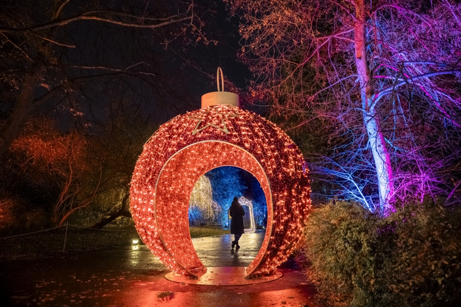 Weihnachten im Tierpark 2024_Weihnachtskugel ©ChristmasGarden Michael Clemens